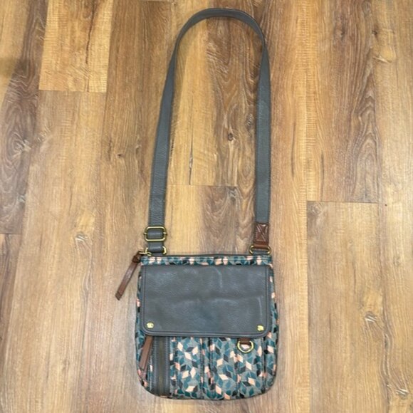 Fossil 1954 Morgan Traveler Leather Crossbody (Size: 10”L x 12”W x 10”H (LS) - Picture 3 of 14